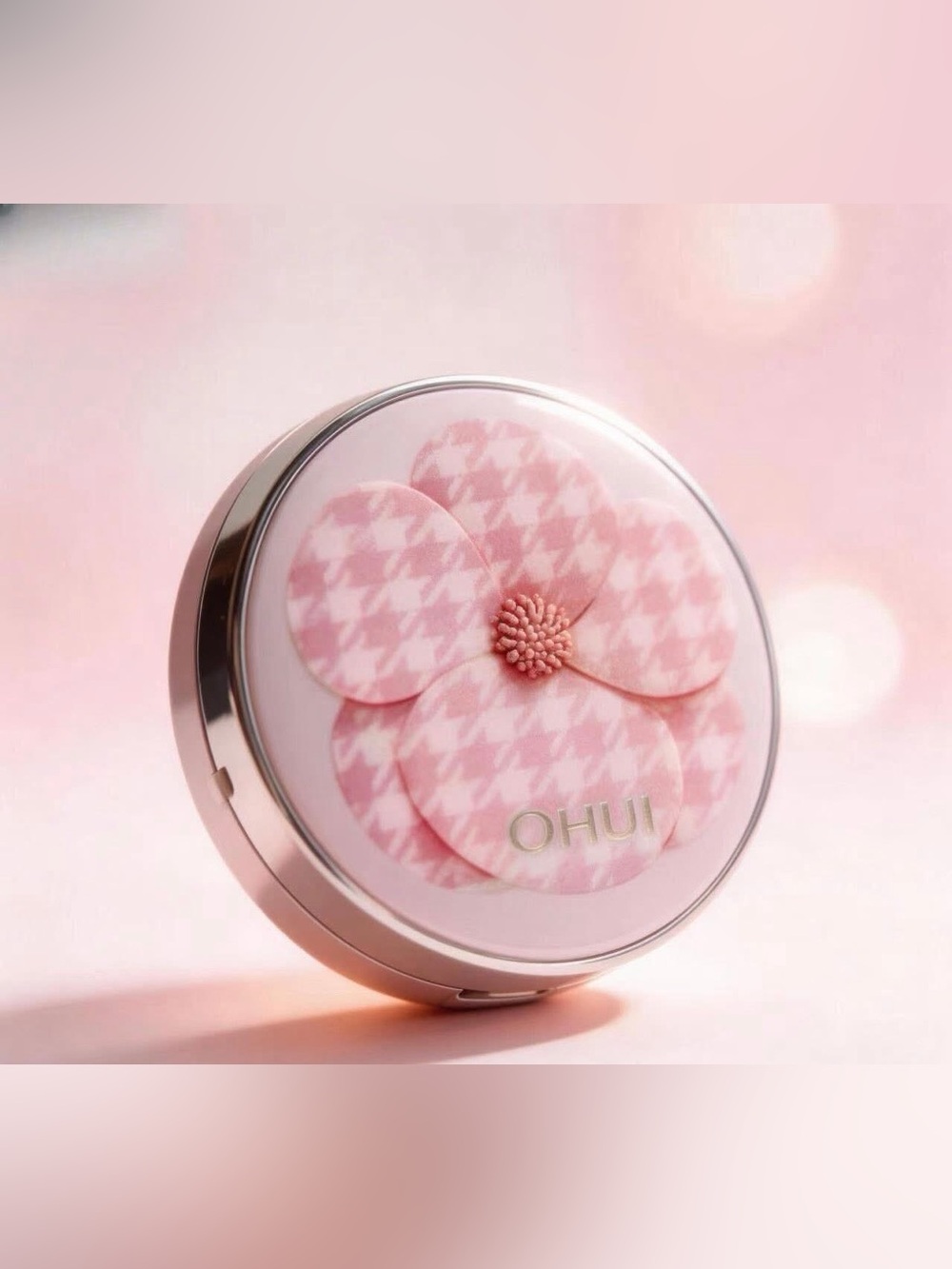 O HUI Ultimate Cover Cushion Moisture Flower Edition SPF50+ PA+++ 01 Milk Beige